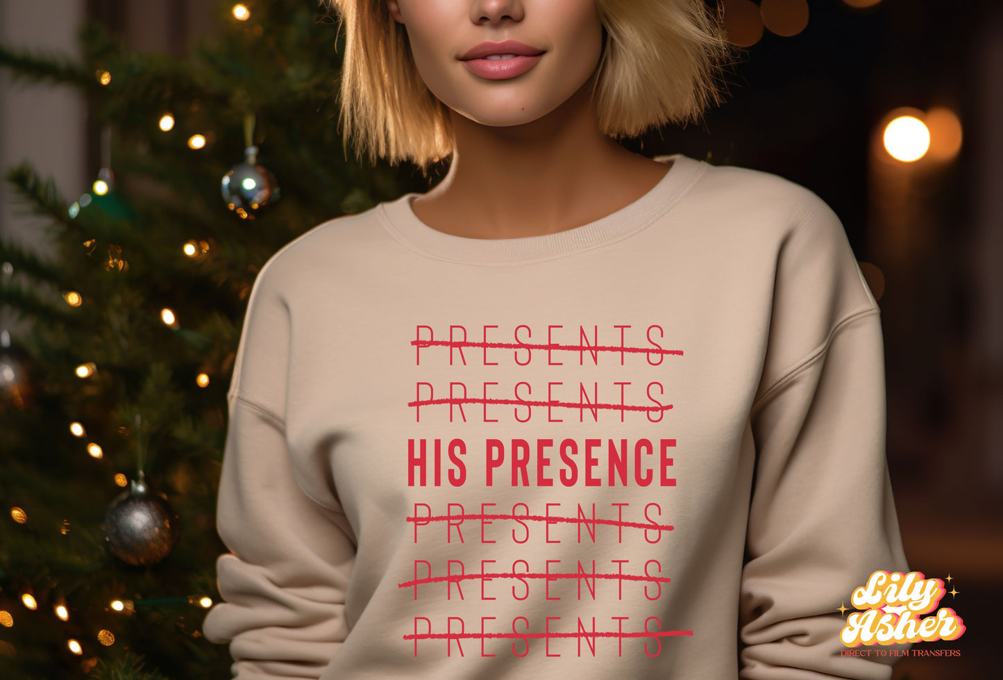 DTF HIS PRESENCE TRANSFER