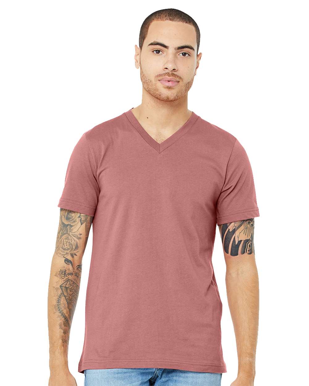 BELLA+CANVAS UNISEX V-NECK TEE 3005 (Completed Shirt)