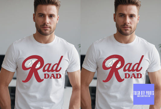 DTF RAD DAD RED TRANSFER