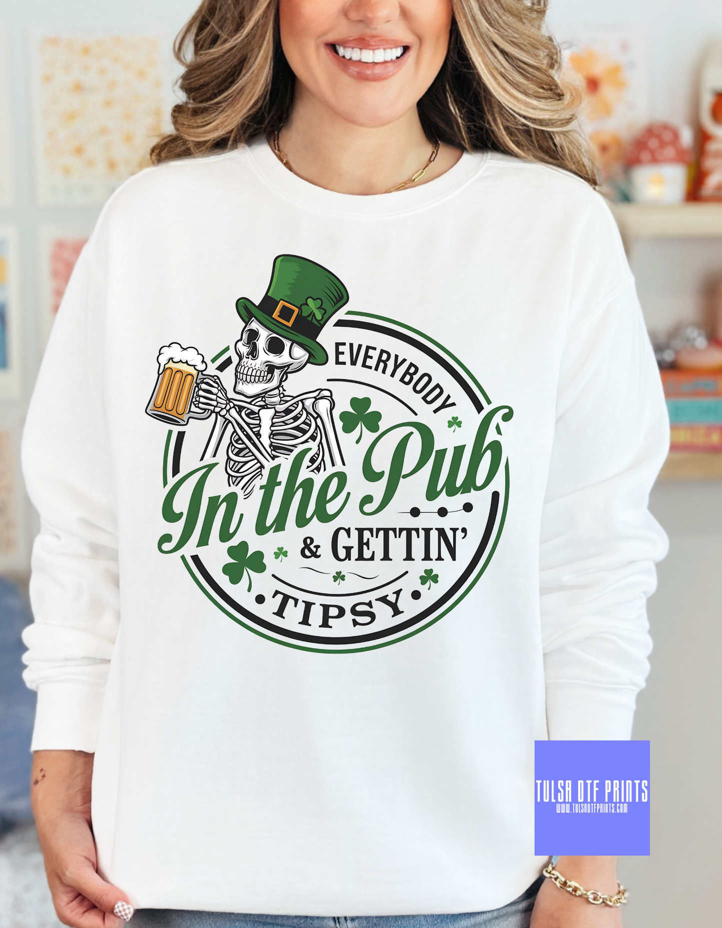 DTF EVERYBODY IN THE PUB GETTIN TIPSY TRANSFER