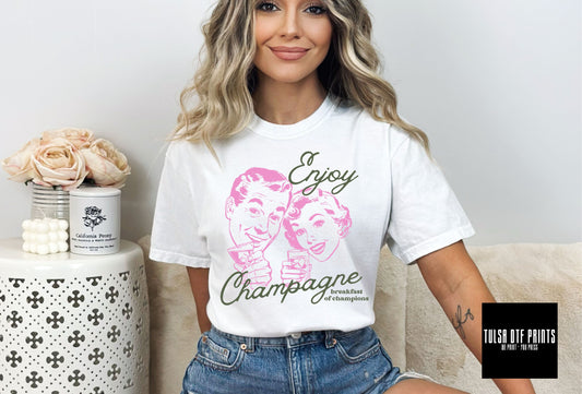 DTF ENJOY CHAMPAGNE - BREAKFAST OF CHAMPIONS TRANSFER