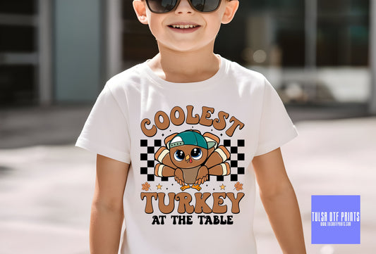 DTF COOLEST TURKEY BOY TRANSFER