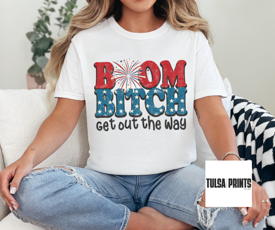 DTF BOOM B*TCH FIREWORKS TRANSFER