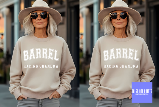 DTF BARREL RACING GRANDMA (2 COLORS AVAIL.) TRANSFER