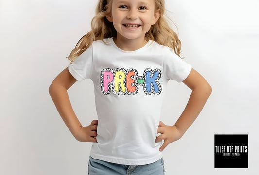 DTF PRE-K DALMATIAN PRINTS TRANSFER