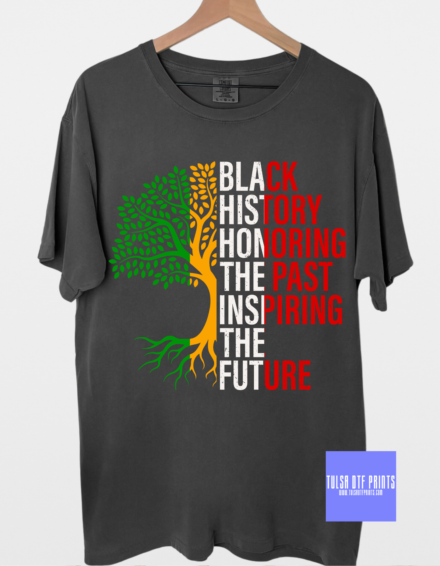 DTF BLACK HISTORY HONORING THE PAST TRANSFER