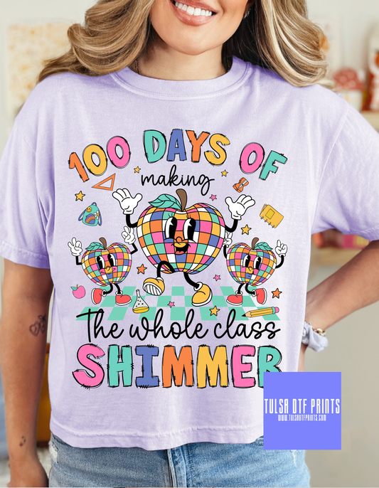 DTF 100 DAYS OF SHIMMER TRANSFER