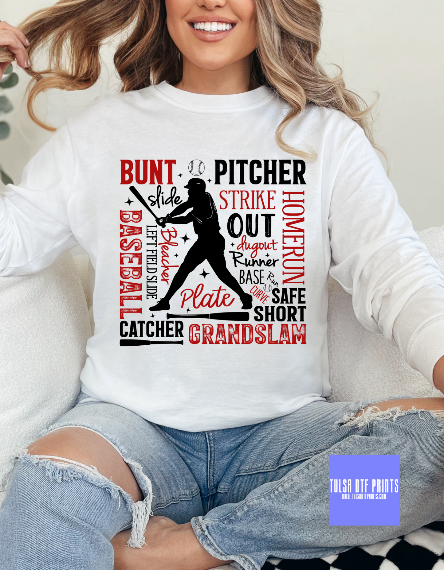 DTF GRAND SLAM BASEBALL TRANSFER