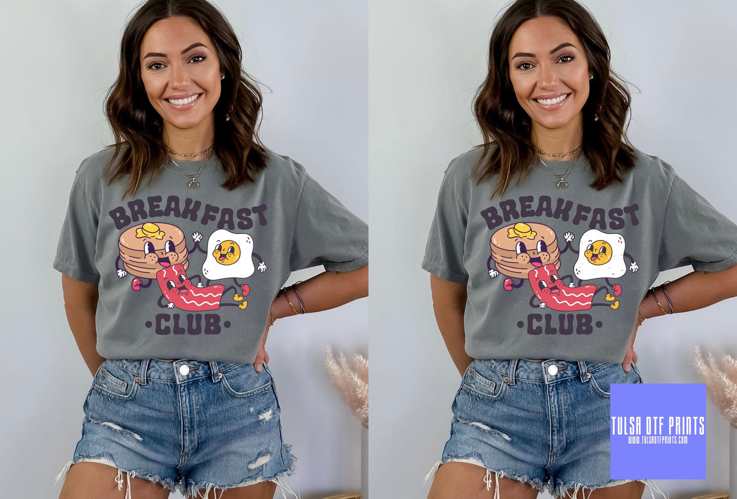 DTF BREAKFAST CLUB RETRO DESIGN TRANSFER