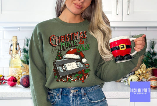 DTF CHRISTMAS MOVIES & CHILL TRANSFER
