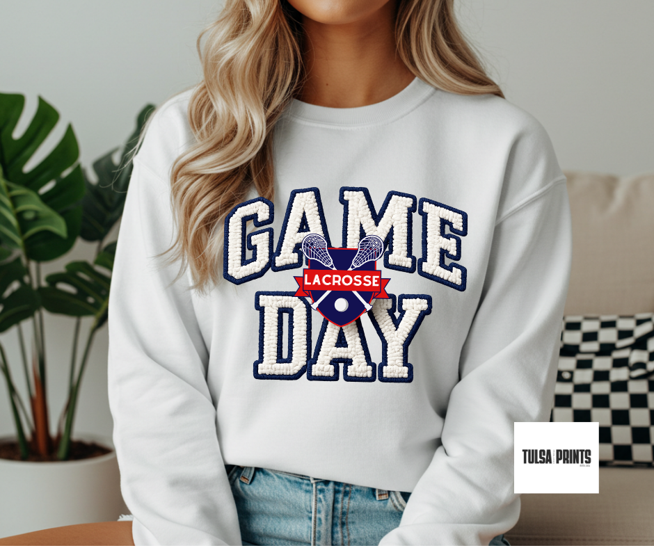 DTF GAME DAY EMBROIDERED TRANSFER