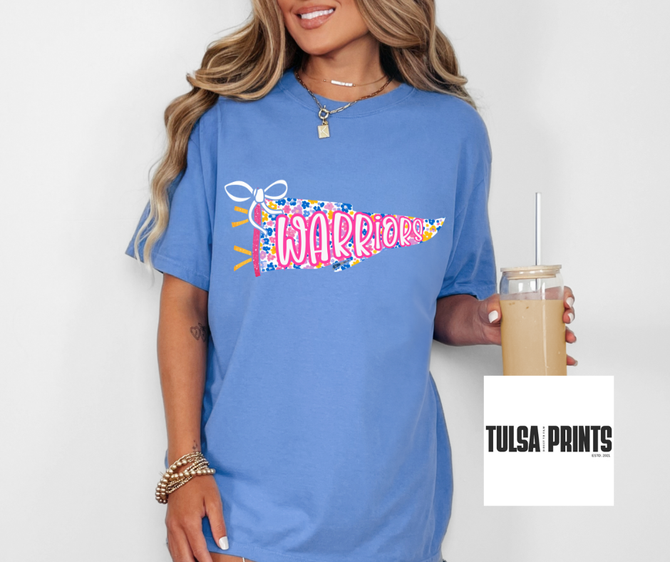 DTF FLORAL SPIRIT PENNANT TRANSFER