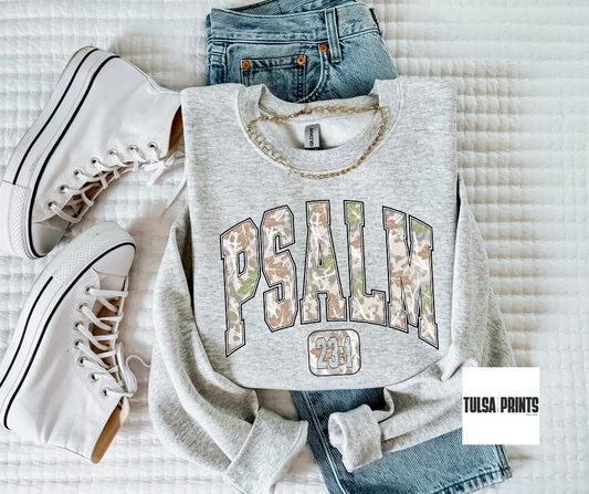 DTF CAMO PSALMS 23:1 TRANSFER