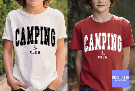 DTF CAMPING CREW (2 COLORS AVAIL.) TRANSFER