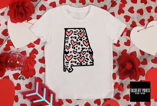 DTF ALABAMA V DAY HEART LEOPARD STATES TRANSFER