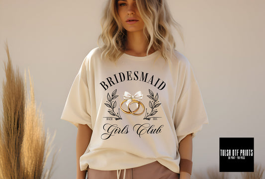 DTF BRIDESMAID GIRLS CLUB TRANSFER