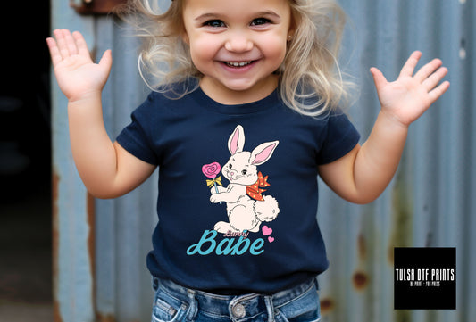 DTF BUNNY BABE EASTER TRANSFER