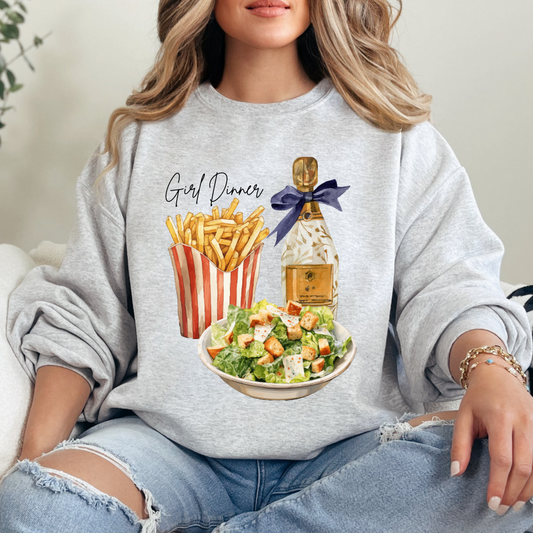 DTF CLASSIC GIRL DINNER TRANSFER