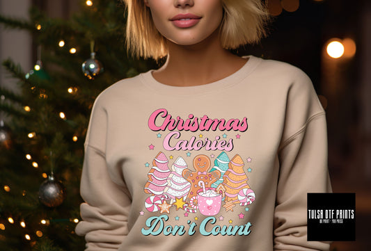 DTF GINGERBREAD MAN DON'T COUNT CALORIES TRANSFER