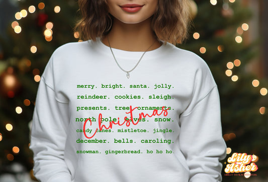 DTF CHRISTMAS THINGS TRANSFER