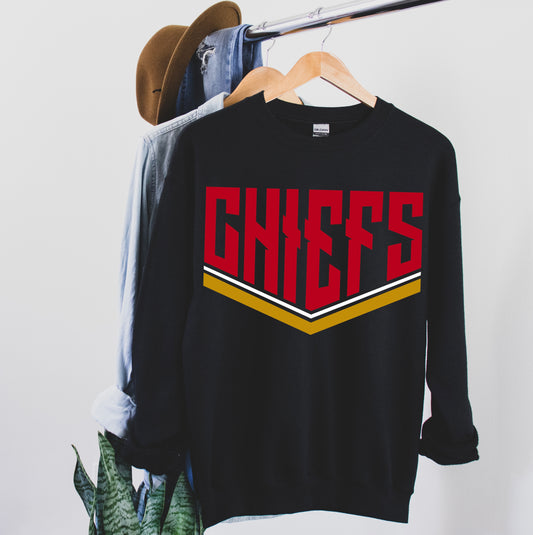DTF CHIEFS YELLOW/WHITE VINTAGE DESIGN TRANSFER