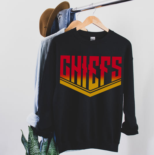 DTF CHIEFS GRADIENT VINTAGE DESIGN TRANSFER