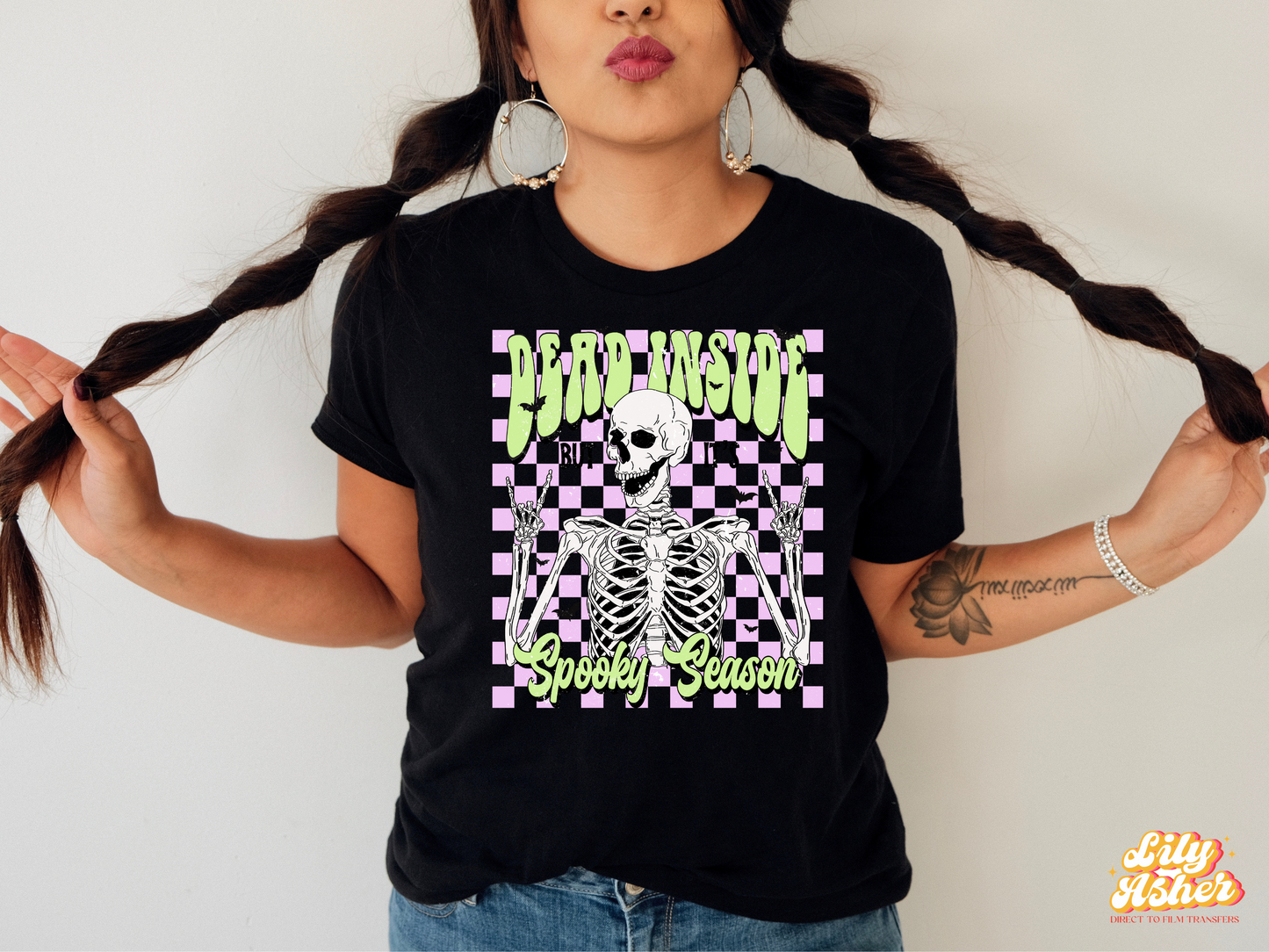 DTF DEAD INSIDE SPOOKY SEASON SKELETON TRANSFER