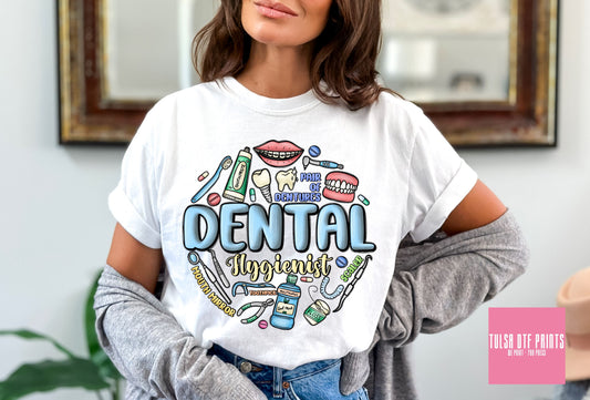DTF DENTAL HYGIENIST TRANSFER