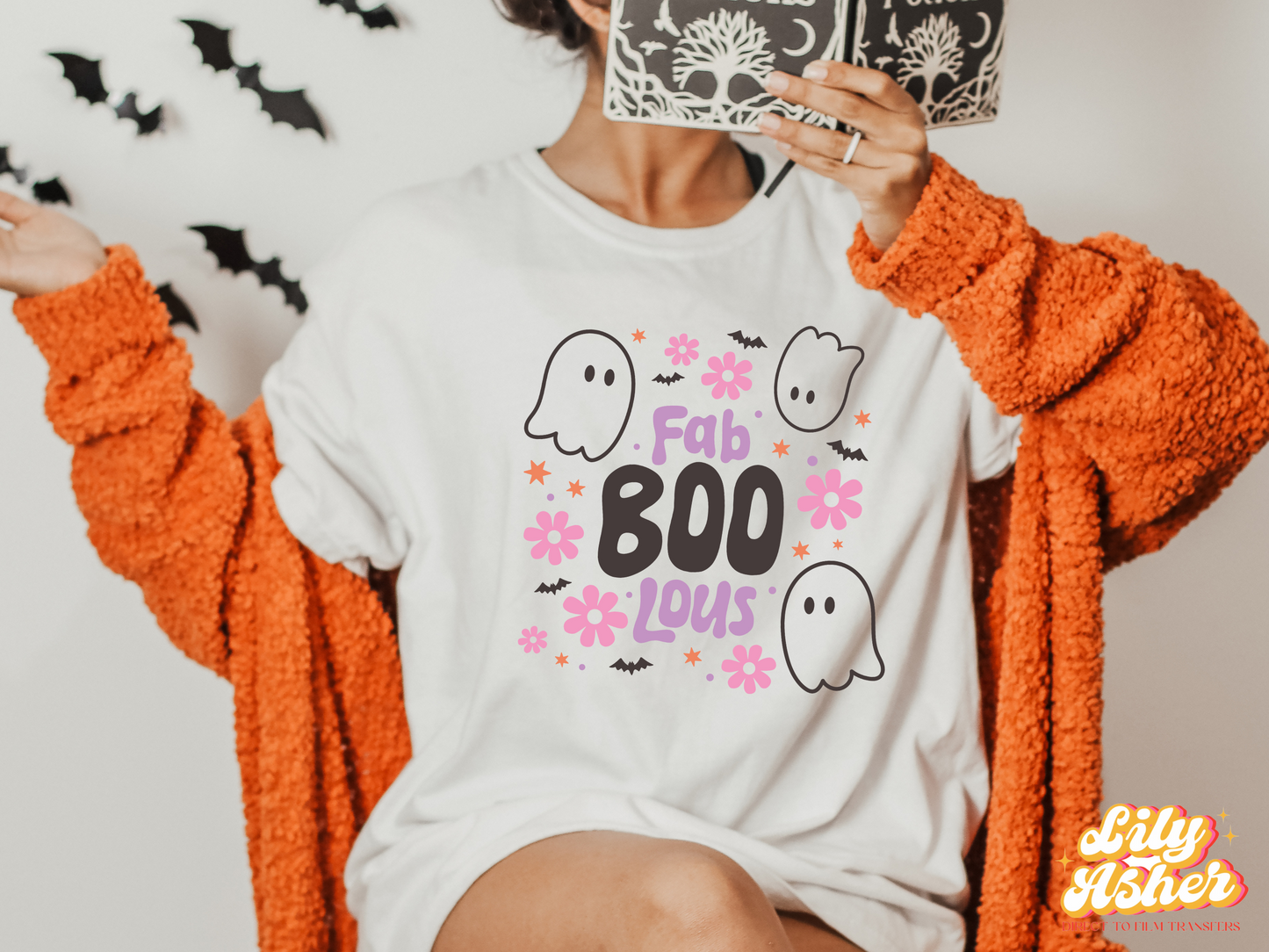 DTF FAB-BOO-LOUS RETRO HALLOWEEN TRANSFER