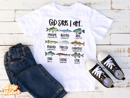 DTF GOD SAYS I AM - FISH TRANSFER