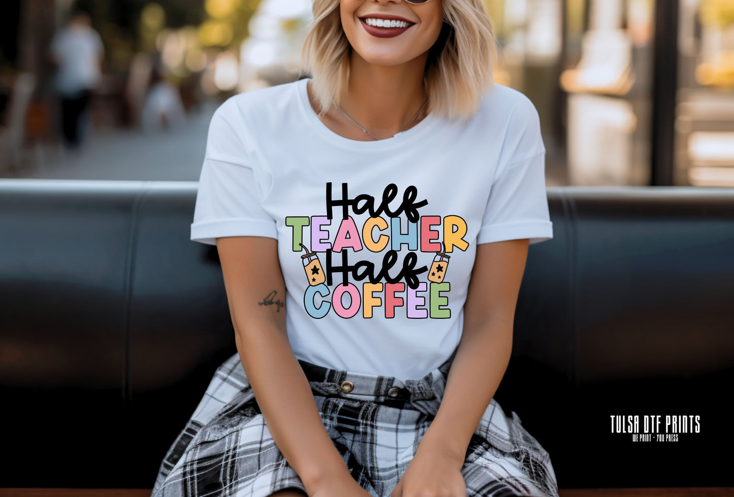 DTF 50% TEACHER 50% COFFEE TRANSFER