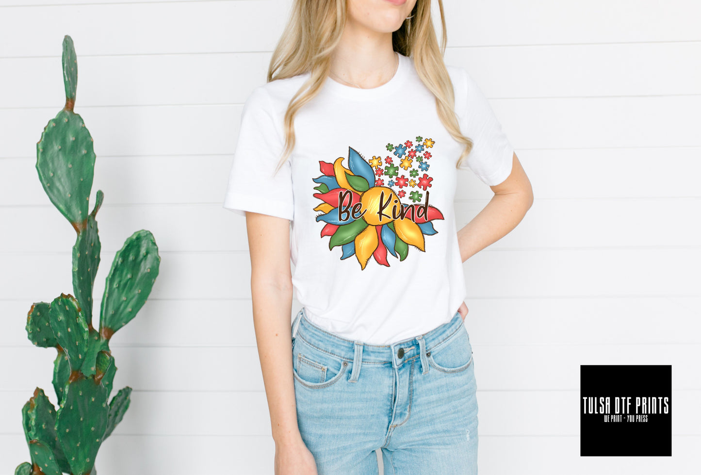 DTF BE KIND AUTISM AWARENESS TRANSFER