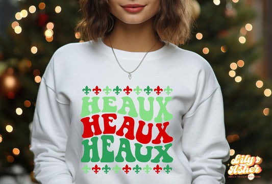 DTF HEAUX HEAUX HEAUX GROOVY WAVE TEXT TRANSFER