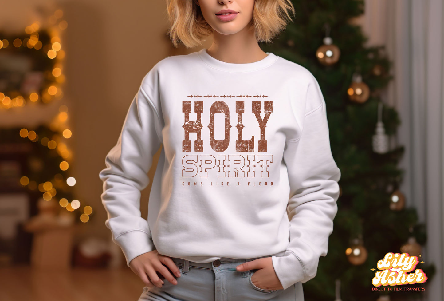 DTF HOLY SPIRIT COME LIKE A FLOOD TRANSFER