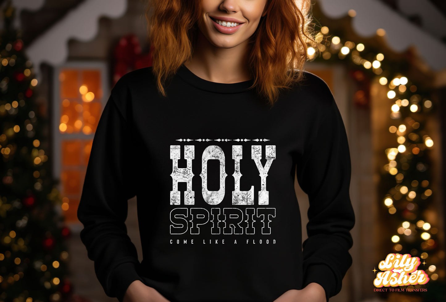 DTF HOLY SPIRIT COME LIKE A FLOOD TRANSFER