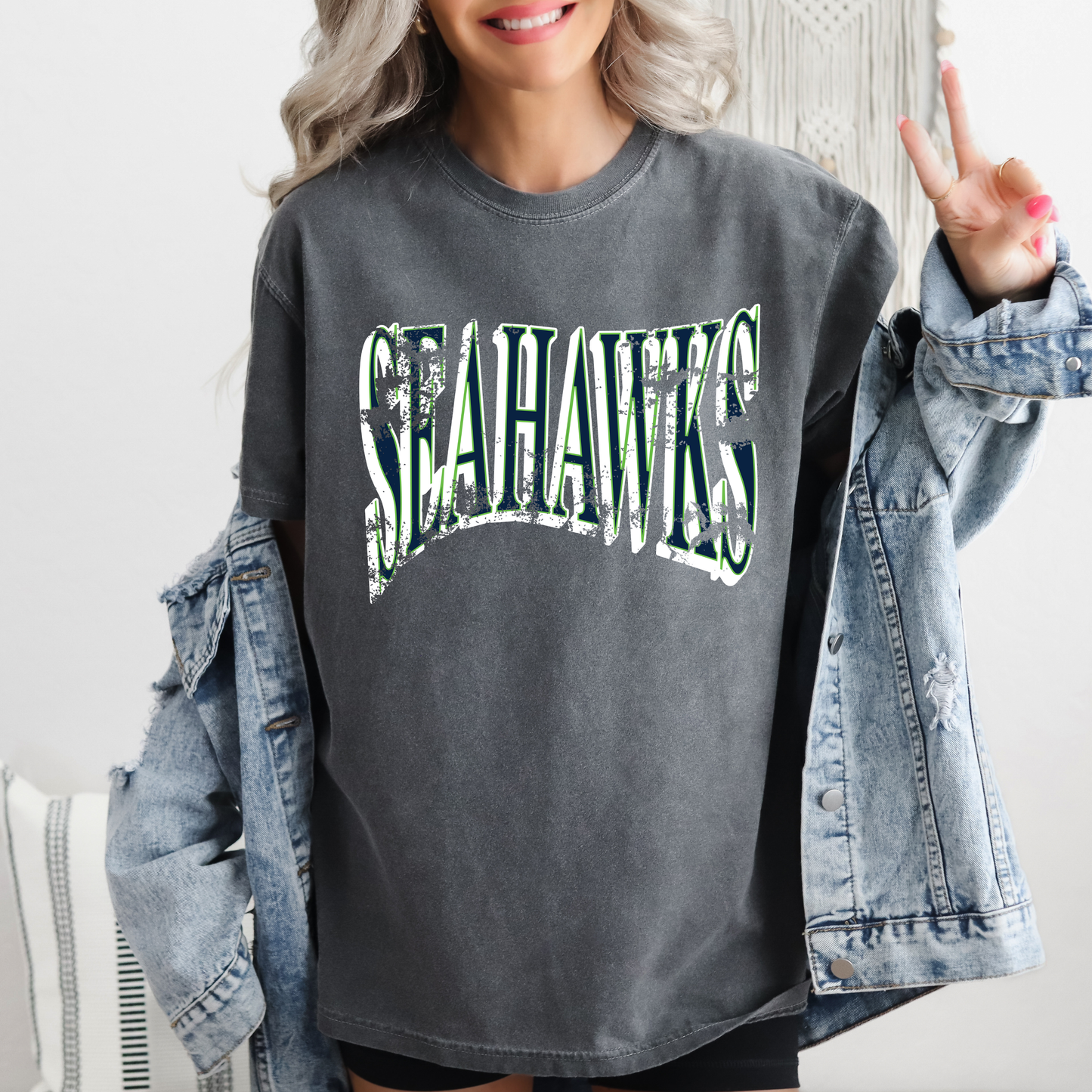 DTF SEAHAWKS CURVY DISTRESSED PNG