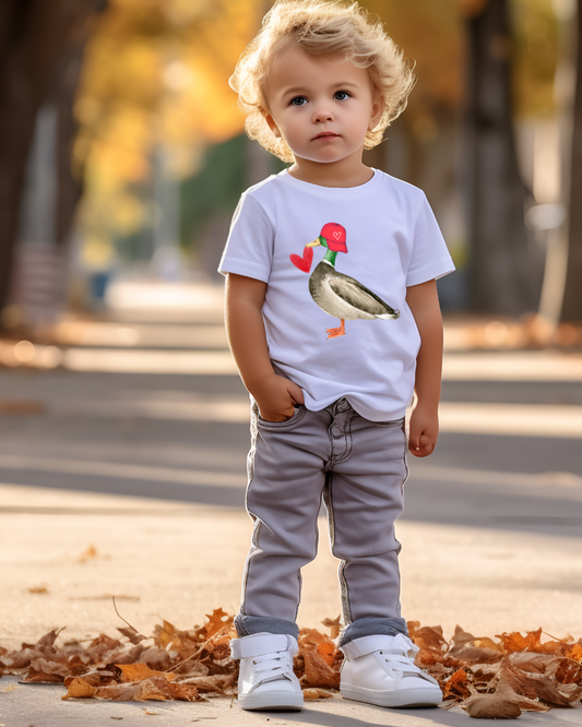 DTF VALENTINE DUCK W/ CAP TRANSFER