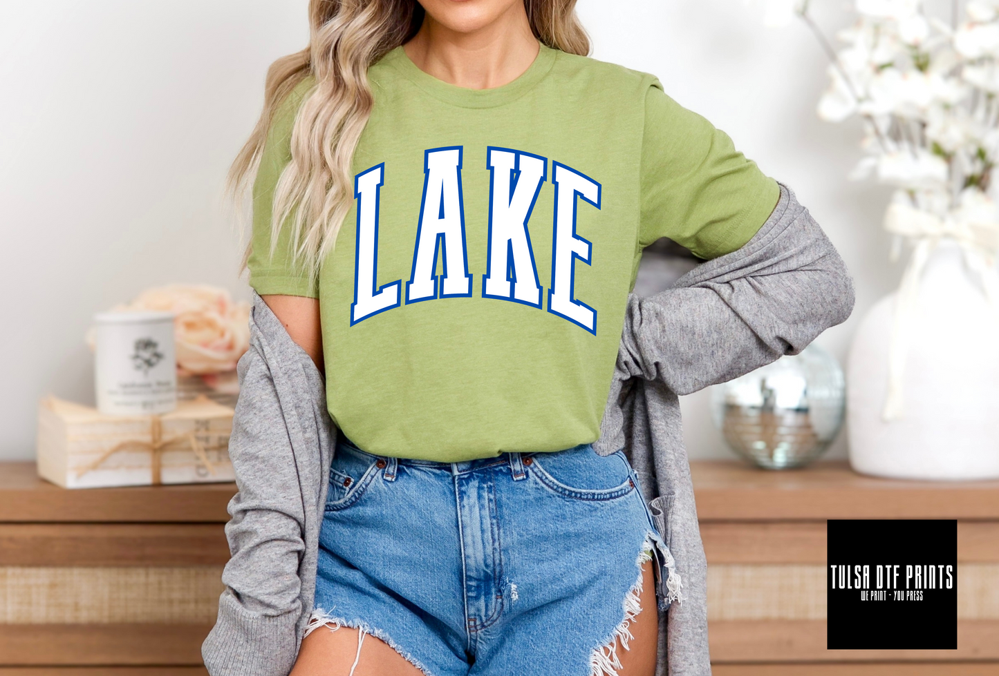 DTF LAKE VARSITY (2 COLORS) TRANSFER