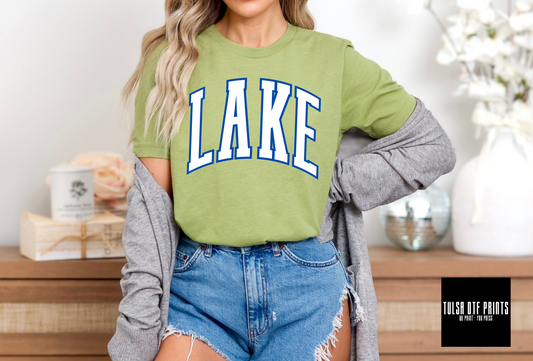 DTF LAKE VARSITY (2 COLORS) TRANSFER