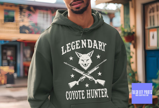 DTF LEGENDARY COYOTE HUNTER GRAY TRANSFER