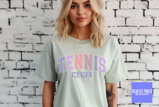 DTF LEOPARD TENNIS MAMA TRANSFER