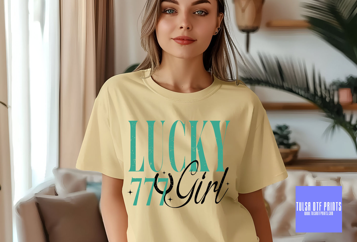 DTF LUCKY GIRL 777 TRANSFER