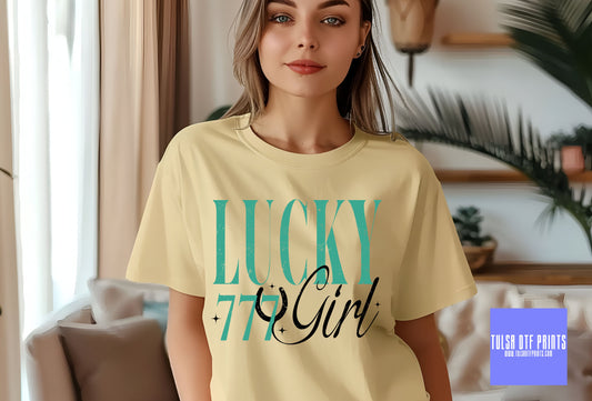 DTF LUCKY GIRL 777 TRANSFER