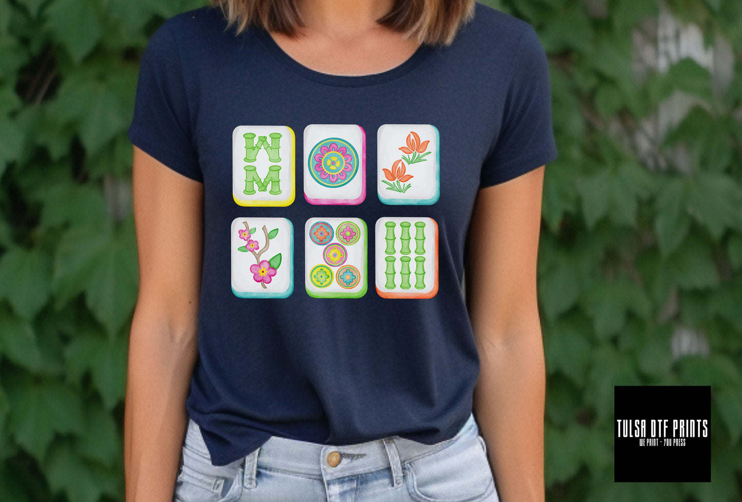 DTF MAHJONG TILES TRANSFER