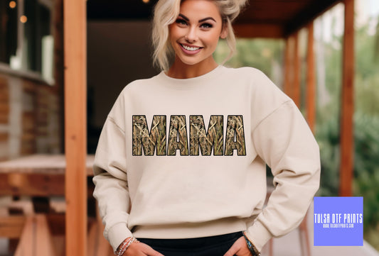 DTF MAMA DUCK CAMO TRANSFER