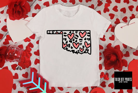 DTF OKLAHOMA V DAY HEART LEOPARD STATES TRANSFER