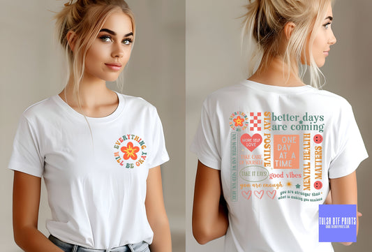 DTF EVERYTHING OKAY POSITIVITY W/ POCKET TRANSFER