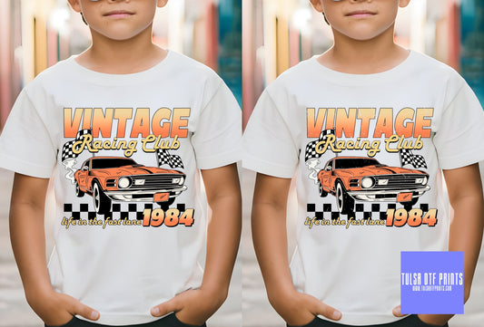DTF VINTAGE RACING CLUB 1984 TRANSFER