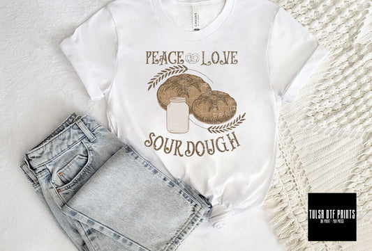 DTF PEACE-LOVE-SOURDOUGH TRANSFER