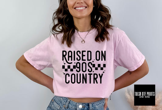 DTF RAISED ON 90'S COUNTRY TRANSFER